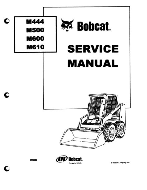 m600 skid steer manual|bobcat 600 service manual.